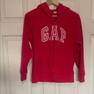 GAP Vibrant pink Zip-Up Hoodie